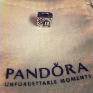 Authentic Pandora "Suitcase" charm - EUC!!!