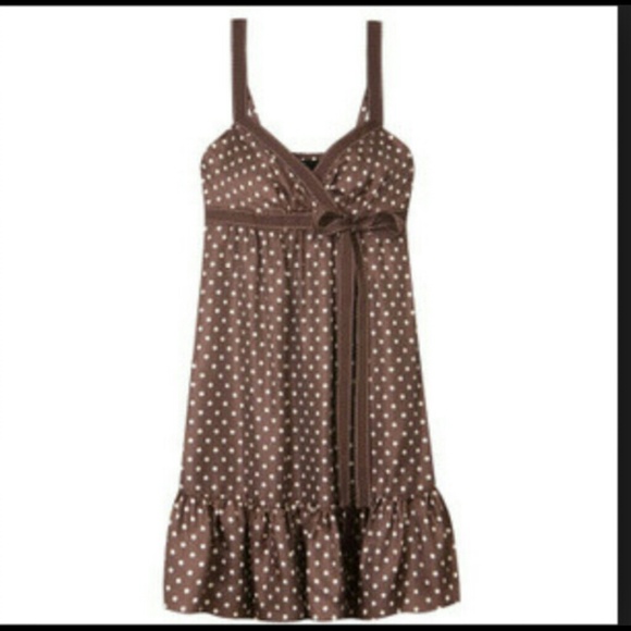BCBGMAXAZRIA polka dot dress