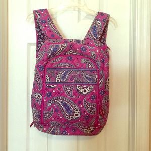 Purple paisley Vera Bradley backpack