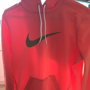 Nike therma fit orange sweatshirt