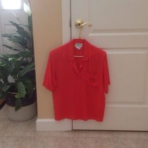 SILK BLOUSE - ANNE KLEIN-REDUCED