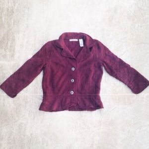 Burgundy Jacket
