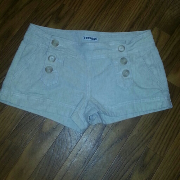 Express tan shorts!