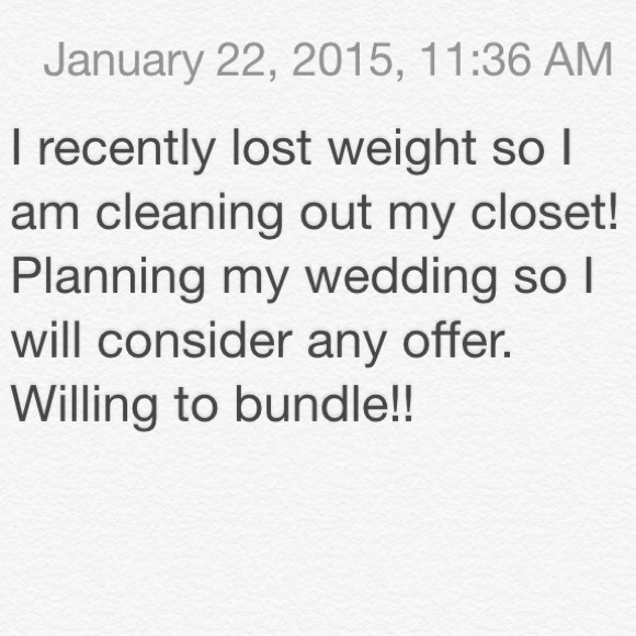 Closet clean out!