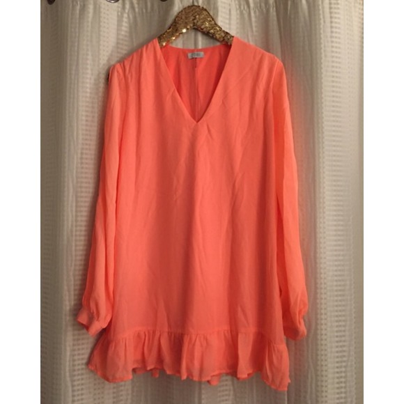 SOLD Tobi - Look For Me Dress - Size Large - Coral - Picture 2 of 3