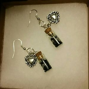 Hand crafted wish bead earings