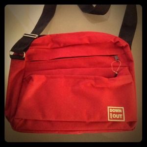 Bright Red Carry All Over the Shoulder Bag