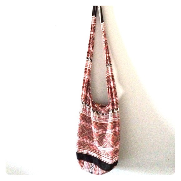 Thai crossbody bag! Elephant detail - like new!