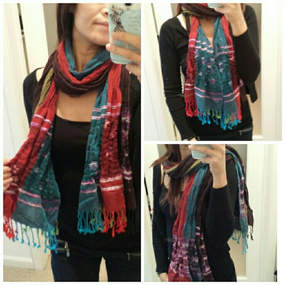 ✂️SALE🔴$25✂️ colorful scarf - Picture 4 of 4