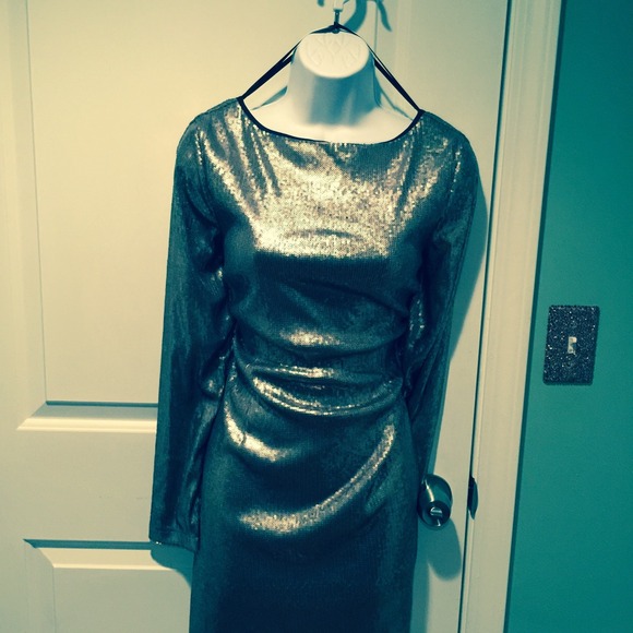 Sequin Shift Dress