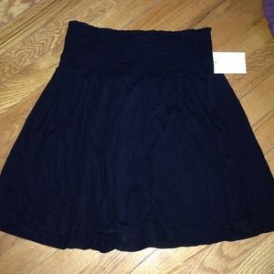 Soft black skirt