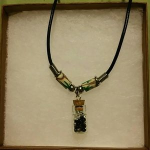 Original wishbead cord necklace