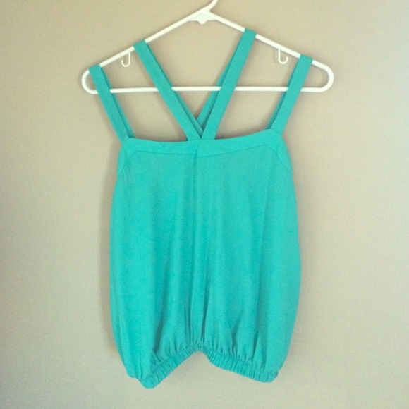 Turquoise top