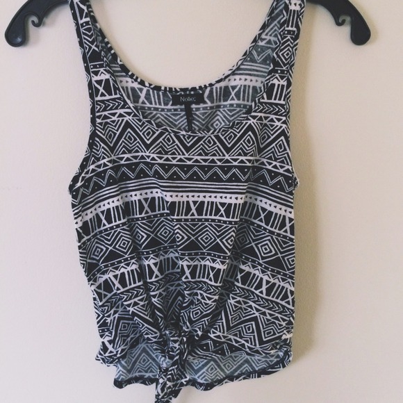 Tribal Print Crop