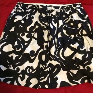 J Crew Deco Silk & Wool skirt
