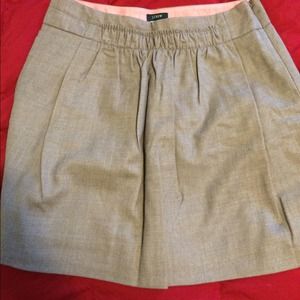 J Crew Wool Gathered Skirt