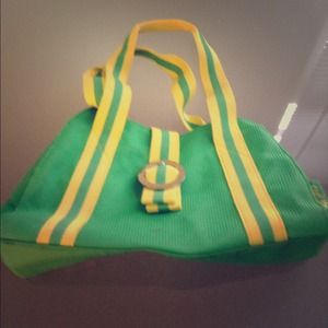 Green & Yellow Travel kit bag
