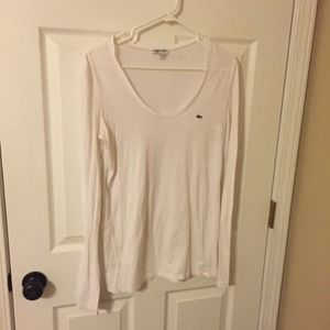 Lacoste white shirt