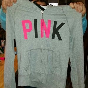 VS PINK zip up hoodie
