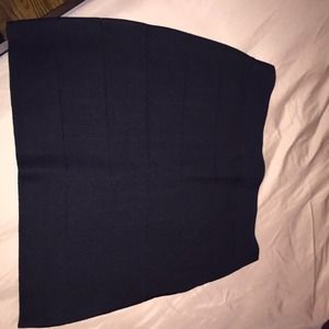 Bandage bodycon black skirt size L