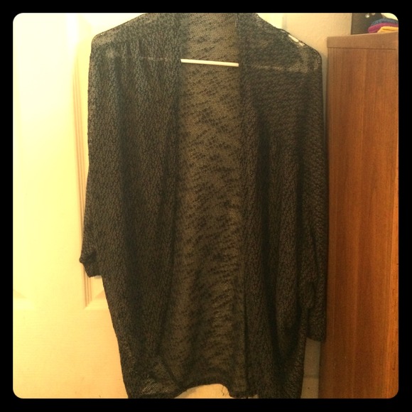 Grey Sheer Comfy sweater.