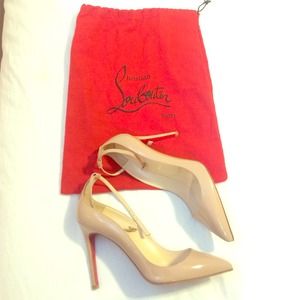 Nude Patent Leather Christian Louboutin Pumps