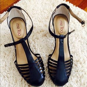 Me too black heels