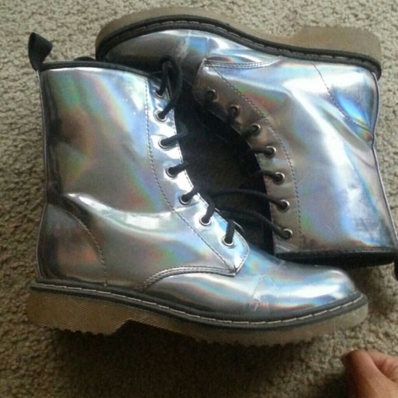 Hieroglyphic  Combat Boots