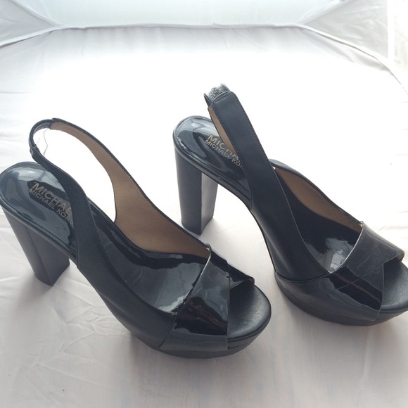 Michael kors Chatam slingback platform heels