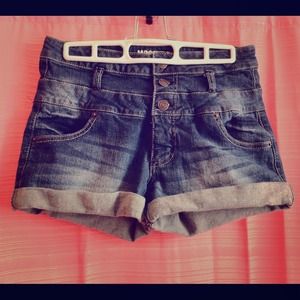 Mossimo high waisted denim shorts