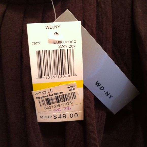 Final Sale * Embellished Dark Brown Cami NWT - Picture 2 of 2