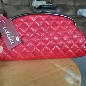 Red Uddini bag with tags