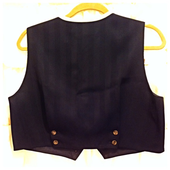 Kenar Black Tailored Vest - Picture 3 of 3