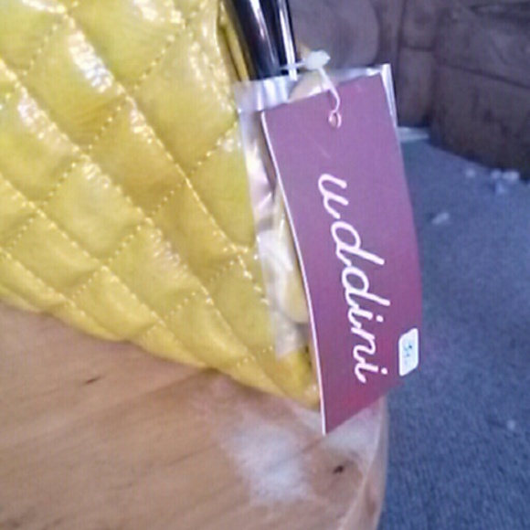 Yellow Uddini bag new with tags - Picture 3 of 4