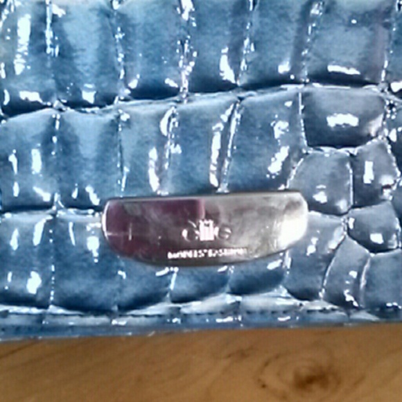 Blue scale print Elite Models Fashion bag - Picture 2 of 4