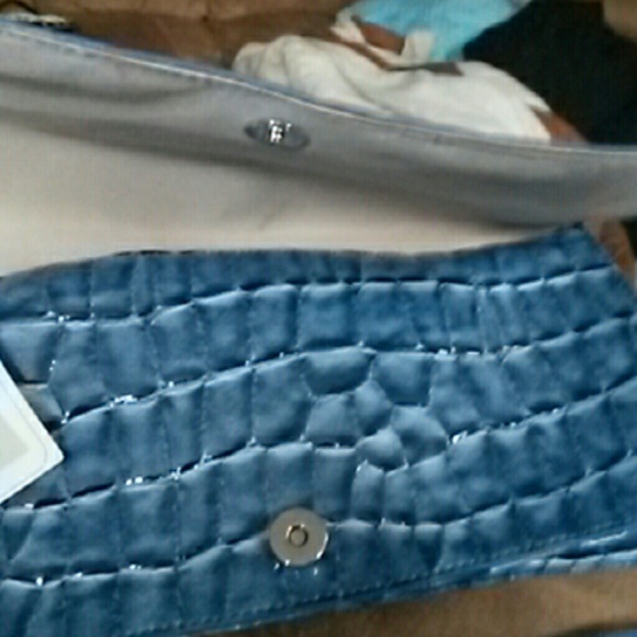 Blue scale print Elite Models Fashion bag - Picture 4 of 4