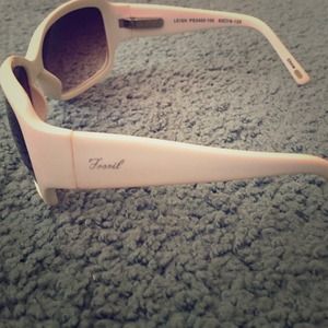 White fossil Glasses NEW!