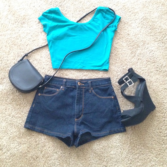High waisted shorts