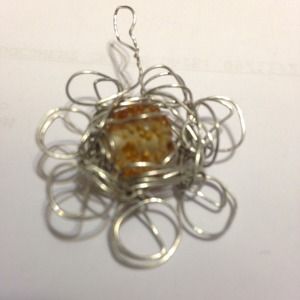 HAND MADE flower pendant🌸