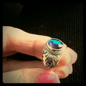 Bali sterling silver ring