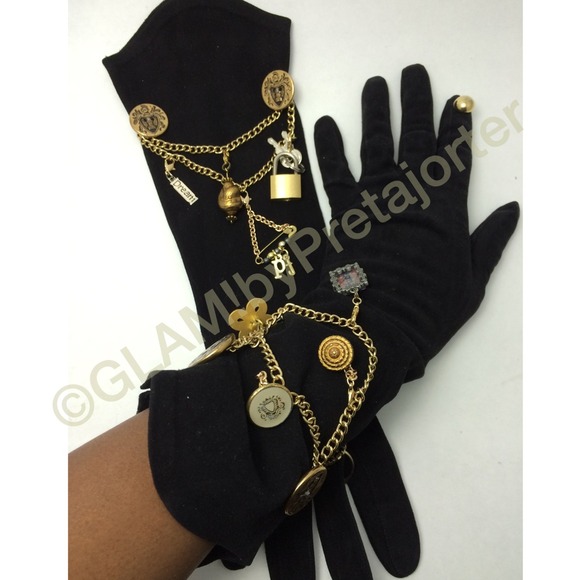 One Of A Kind Embellished Gloves