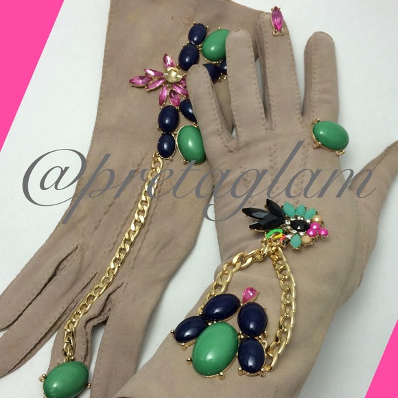 One Of A Kind Hand Embellished Gloves