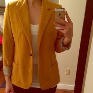 Mustard Yellow blazer