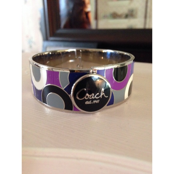 Coach Mod Purple Bangle Bracelet