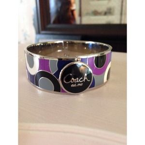 Coach Mod Purple Bangle Bracelet