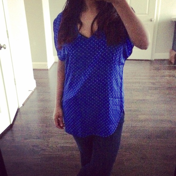 Anthropologie Silk Blouse NWOT