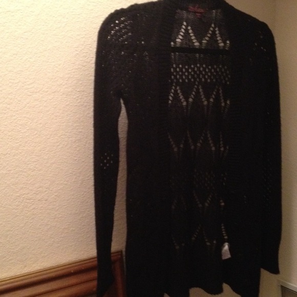 Black cardigan
