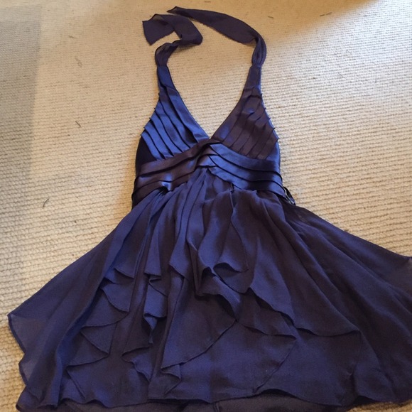 BCBGMaxazria Dark Purple Dress