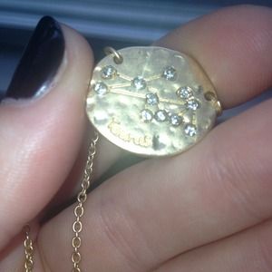 Gold Taurus Necklace