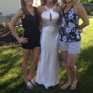 White / cream Prom Dress